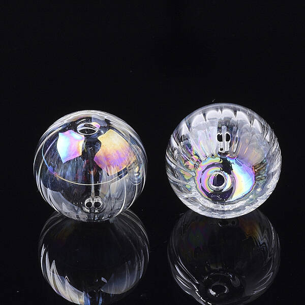 Handmade Blown Glass Globe Beads