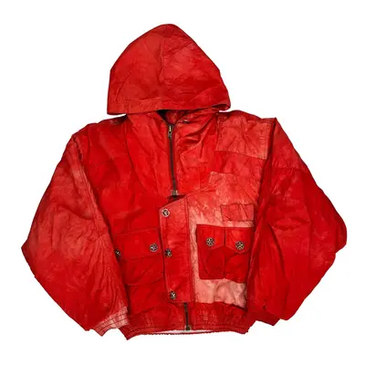 Made In Italy Dress The Bone Ski Jacket - Large Red Polyamide