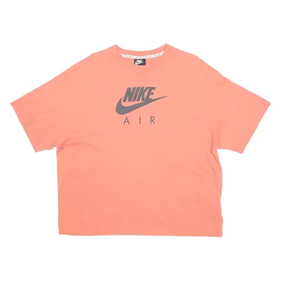 NIKE AIR Womens T-Shirt Pink Crew Neck L