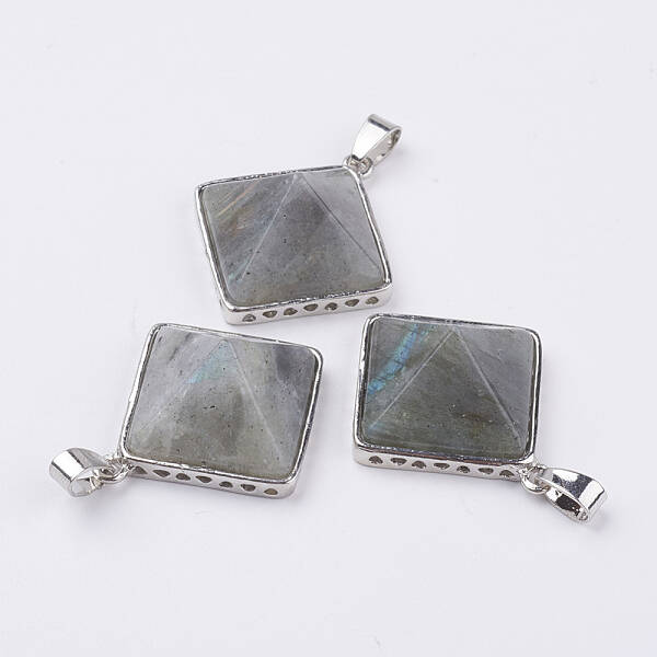 Natural Labradorite Pendants