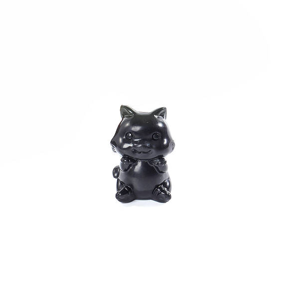 Animal Natural Shungite Figurines Statues for Home Desktop Decoration