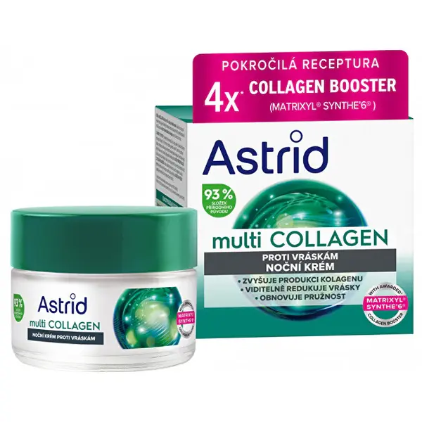 Astrid Multi Collagen Anti-Wrinkle and Elasticity Restoring Night Cream 50 ml