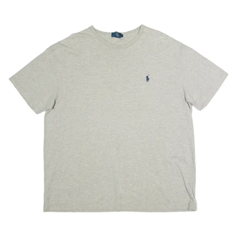 POLO RALPH LAUREN Mens T-Shirt Grey Crew Neck L