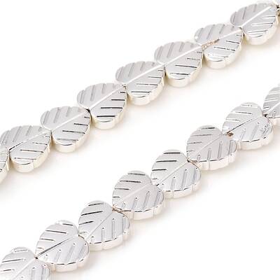 Electroplated Non-magnetic Synthetic Hematite Beads Strands