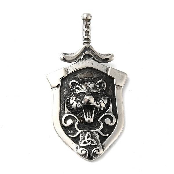 304 Stainless Steel Manual Polishing Big Pendants