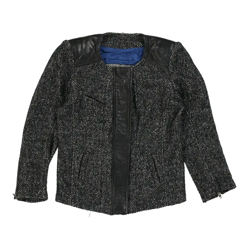 Unbranded Jacket - Small Black Cotton Blend