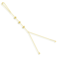 Evry Jewels Gilded Bow Hand Chain – Madeline Bennett Collab – Dainty Gold Bow Bracelet for Everyday Elegance