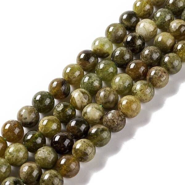 Natural Garnet Beads Strand