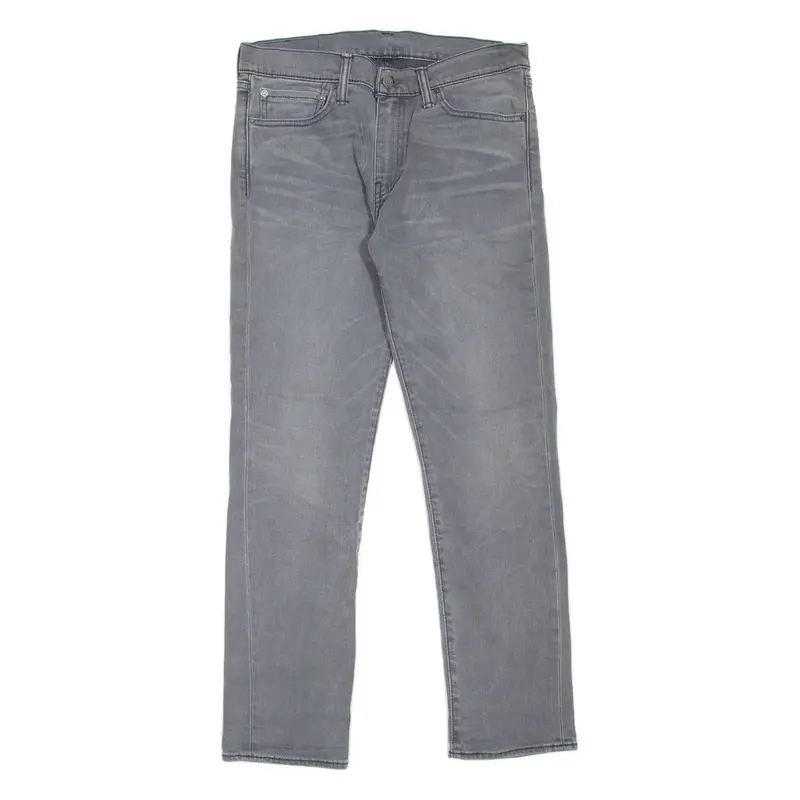 LEVI'S 511 Jeans Mens Grey Slim Straight Stone Wash W32 L30