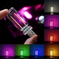 USB Car Atmosphere Light, Touch Dimmable LED Filament Lamp Bulb, Portable Plug and Play Night Light, Decorative Light for Car...