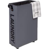 26-Inch Slim Laundry Basket with Wheels - Collapsible Tall Rolling Hamper, Washable Mesh Liner, Waterproof & Dustproof Laundr...