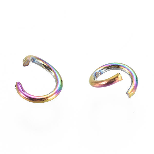 Ion Plating(IP) 304 Stainless Steel Open Jump Rings