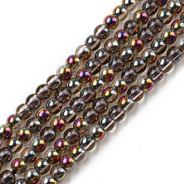 Electroplate Glass Beads Strands