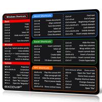 EXCOVIP Mouse Pad, Office Word Excel PPT Shortcut Key Mouse Pad, Computer Accessories for Home Office