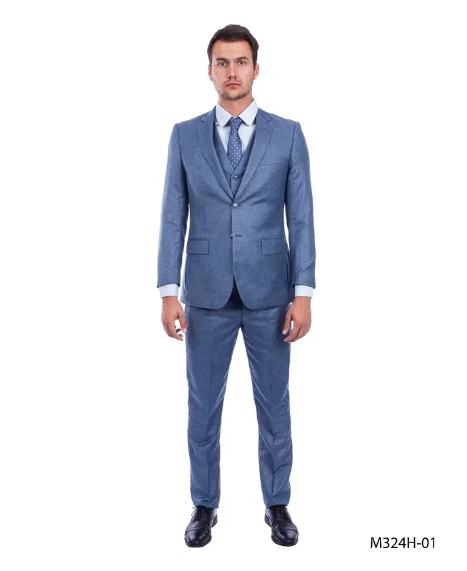 Tazio Men's 3 Piece Executive Suit Bold Colors & Patterns