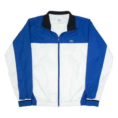 LACOSTE SPORT Mens Shell Jacket White Colourblock XL