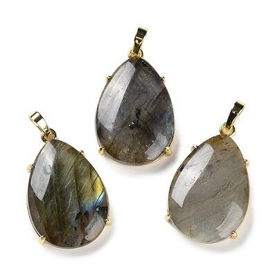 Natural Labradorite Pendants