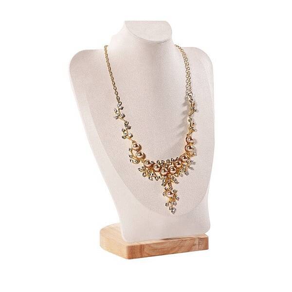 Bust Shaped Velvet Jewelry Necklace Display Stands