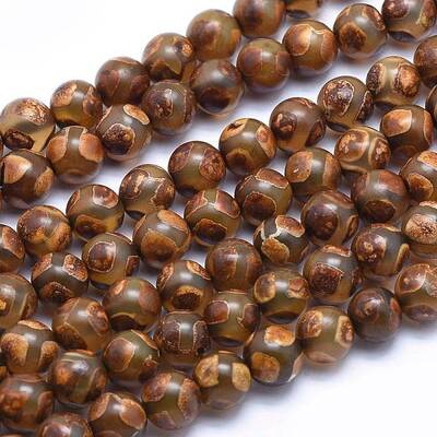Tibetan Dzi Agate Beads