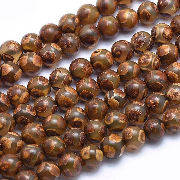 Tibetan Dzi Agate Beads