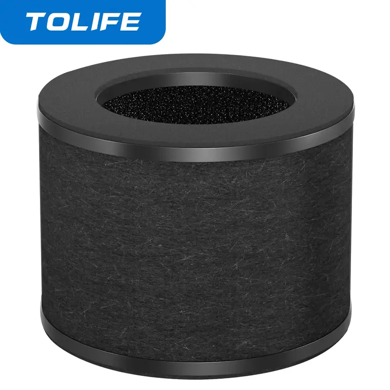 ToLife TZ-K1 Air Purifier Replacement Filter, MK01 MK06 Air Purifiers, 3-in-1 H13 HEPA Filter Replacement for Smoke Pollen Da...