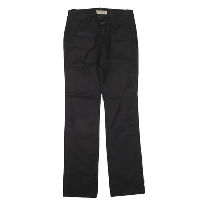 CALVIN KLEIN Trousers Black Regular Straight Womens W25 L29