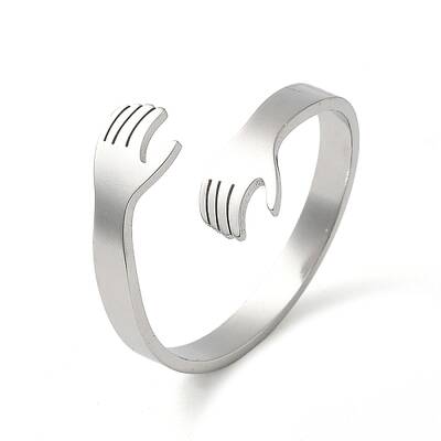 Non-Tarnish 304 Stainless Steel Cuff Rings
