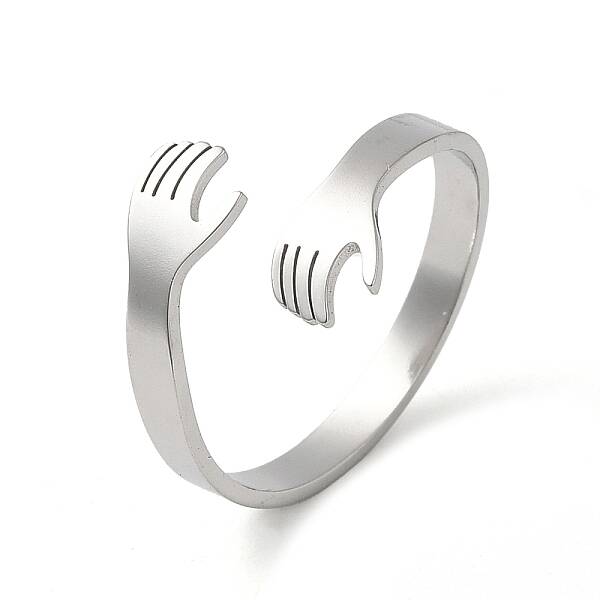 Non-Tarnish 304 Stainless Steel Cuff Rings