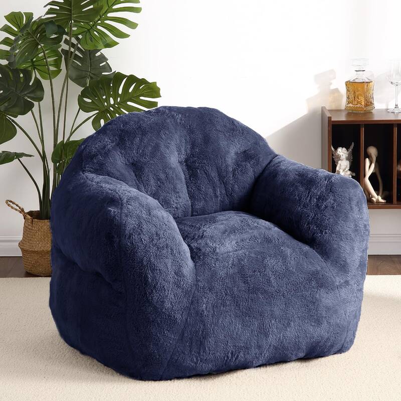 Garvee Bean Bag Chair with Filler, 51” Giant Bean Bag Sofa for Adults Kids, Soft Cozy Large Beanbag Sofa Chair with Armrest...