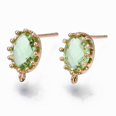 Brass Stud Earring Findings
