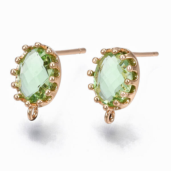Brass Stud Earring Findings