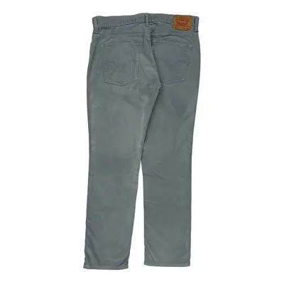 511 Levis Slim Fit Cord Trousers - 36? Waist Grey Cotton Blend | Size: 36″ waist