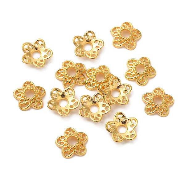 Tibetan Style Alloy Bead Caps