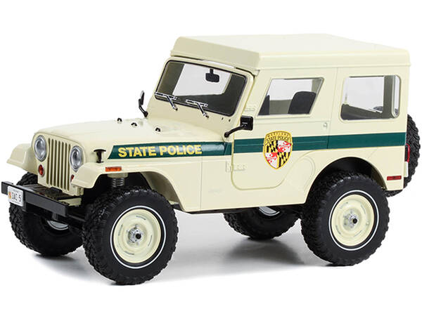 1983 Jeep CJ-5 Cream Hardtop Maryland State Police \