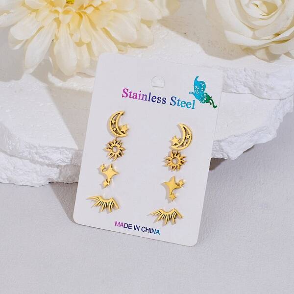 304 Stainless Steel Earring Sets