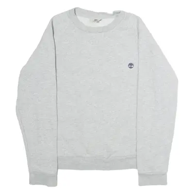 TIMBERLAND Boys Sweatshirt Grey Crew Neck 12Y