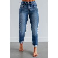 Monica Risen Jeans - Dark Wash
