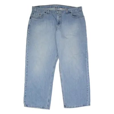 LEVI'S 577 Stove-pipe Mens Jeans Blue Loose Wide-Leg Stone Wash W42 L29