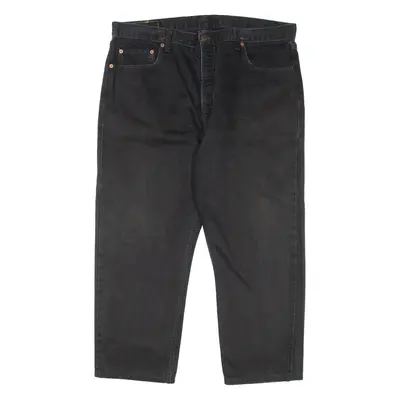 LEVI'S 615 02 Jeans Orange Tab Mens Black Regular Straight 90s W40 L25
