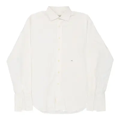 Aquascutum Shirt - Large White Cotton
