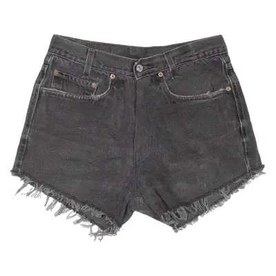 LEVI'S Cut-Off Womens Denim Shorts Grey S W28