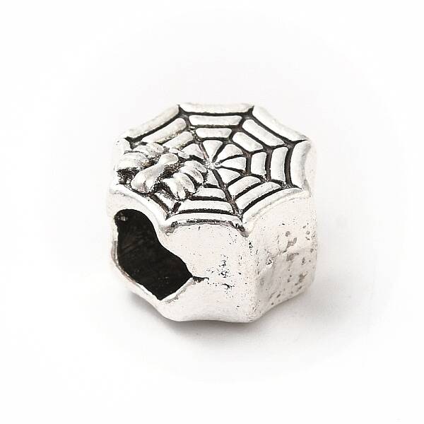 Tibetan Style Alloy European Beads