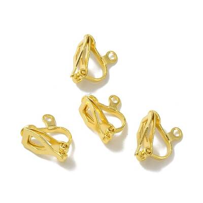 Brass Clip-on Earring Findings