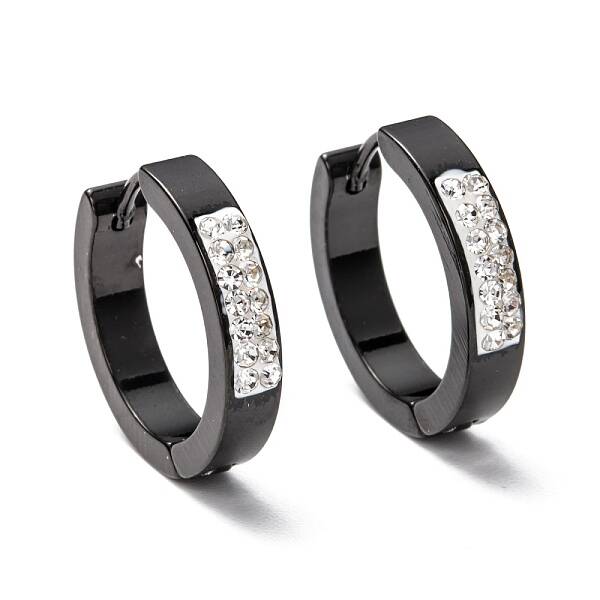 304 Stainless Steel Huggie Hoop Earrings
