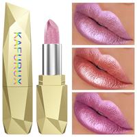 Long Lasting Shimmer Lipstick, 1 Count Moisturizing Lipstick with Glow, Glossy Lip Glaze Stick, Plumping Lipstick, for All Oc...