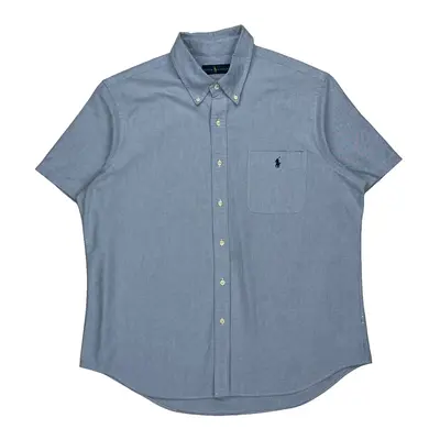Ralph Lauren Short Sleeve Shirt - XL Blue Cotton