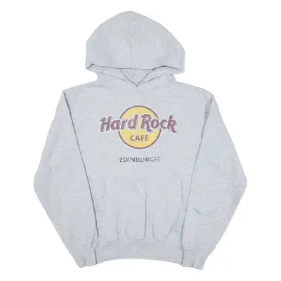 HARD ROCK CAFE Edinburgh Mens Grey Hoodie S