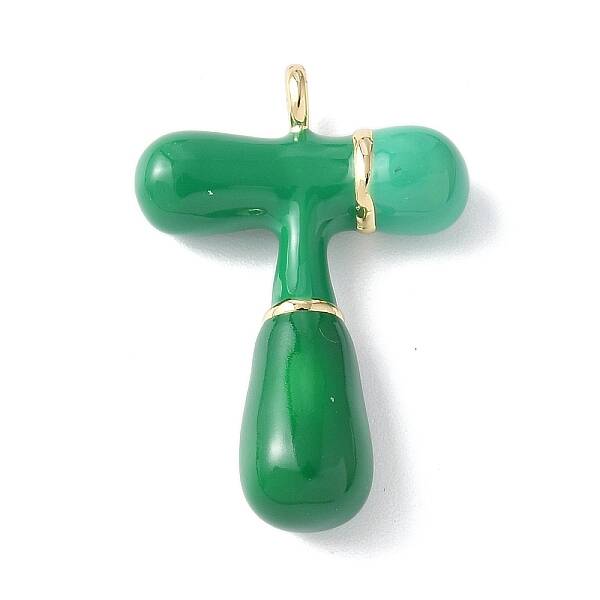 Brass Enamel Pendants