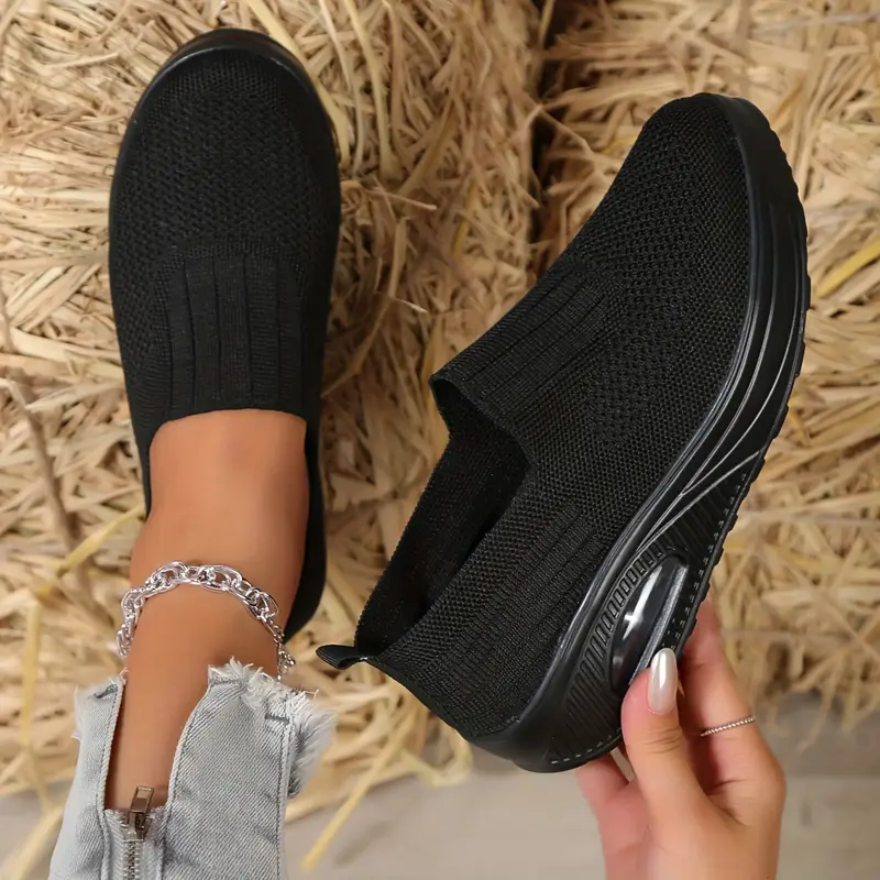 Women's Nursing Shoes Air Cushion Nurse Shoes Orthopedic Diabetic Wedge Sneaker Toning Rocker Walking Shoes Platform Wedge Sn...