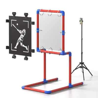 Joxpring Baseball Strike Zone Target for Plastic Balls - Compatible with Blitzball and Wiffle Ball Pitching Training Strike Z...